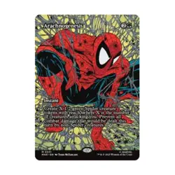 WOTC Marvel Eternal-Legal Arachnogenesis (Borderless) (MR) (Foil) NM - Image 1
