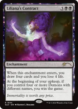 Liliana's Contract (1844) Secret Lair Drop Series NM Normal - Image 1
