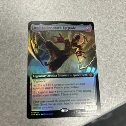 x1 Iron Spider, Stark Upgrade - Foil - Extended Art R MTG Marvel's Spider-Man M/ - Image 1