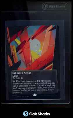 2025 MTG EDGE OF ETERNITIES #0155 INKMOTH NEXUS BORDERLESS GALAXY FOIL - Image 1