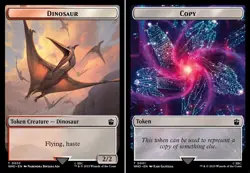 1x - DINOSAUR \ COPY Token (#20/01) - Doctor Who - NM MTG - Image 1