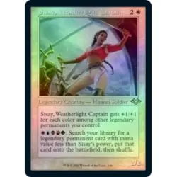 FOIL SISAY, WEATHERLIGHT CAPTAIN (RETRO FRAME) (FOIL ETCHED) Modern Horizons MTG - Image 1
