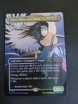 Liesa, Shroud of Dusk (1961) (Rainbow Foil) Secret Lair Drop Foil - Image 1