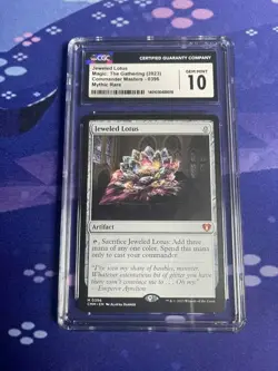 Jeweled Lotus MTG | Commander Masters | CGC | GEM MINT 10 | POP 9! - Image 1