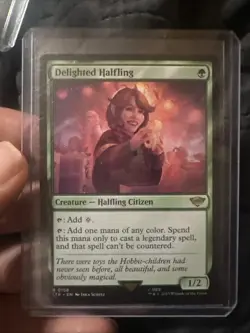 MTG Delighted Halfling - Lord of the Rings: Tales of Middle-Earth Regular - Image 1