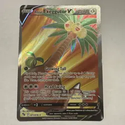 Alolan Exeggutor V (Full Art) 071/078 Pokemon GO Holo - Image 1