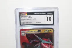 Salamence GX #44/70 - Pokemon 2018 Dragon Majesty Holo - CGC Graded 10 Gem Mint - Image 3