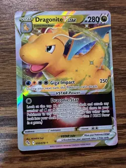 Dragonite VSTAR 050/078 Pokemon GO Holo - Image 1