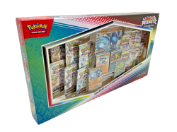 Pokemon Scarlet & Violet: Prismatic Evolutions Lucario ex/Tyranitar ex Premium - Image 1