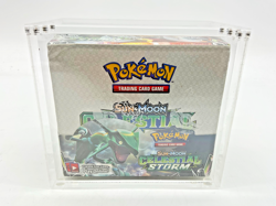 Pokemon TCG: Sun & Moon Celestial Storm Booster Box Sealed w/ Acrylic Case - Image 1