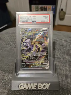 2023 Pokemon Mewtwo VSTAR GG44 Crown Zenith PSA 9 Mint Full Art Holo Rare SWSH - Image 1
