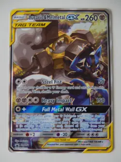 Pokemon Lucario & Melmetal GX Tag Team SM192 with TIN MINT - Image 5