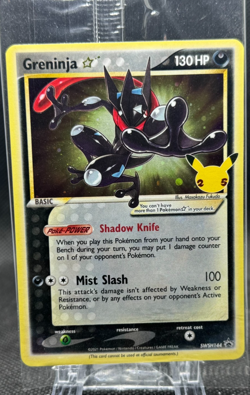 Greninja Gold Star SWSH144 Black Star Promo Pokemon Celebrations Sealed! - Image 1