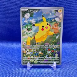 Pokemon TCG 2024 Scarlet & Violet Black Star Promo PIKACHU 088 Full Art (B) - Image 1
