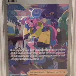 CGC Iono Gem Mint 10 237/091 Paldean Fates 2024 Pokemon TCG Authentic - Image 5