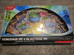 Pokemon TGC: Venusaur ex and Blastoise ex Premium Collection GameStop EX In Hand - Image 1