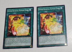 Yu-Gi-Oh! Yugioh Super Quantal Alphan Spike MP17-EN216 1st Edition Common LP x2 - Image 1