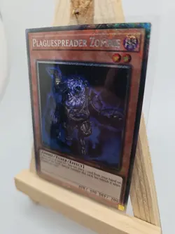 Yu-Gi-Oh Plaguespreader Zombie 1st Edition Platinum Secret Rare RA03-EN207 NM - Image 3