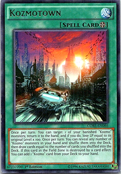 Kozmotown CORE-EN086 Yu-Gi-Oh! Card Light Play 1st Edition - Image 1