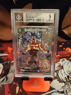 BGS 9 Dragon Ball Super Card Game Ultra Instinct Son Goku, State of the Gods SCR - Image 1