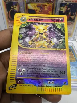 Alakazam 1/165 Expedition 2002 Holo Rare Pokemon Card TCG LP - Image 3