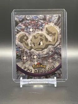 Geodude #74 Topps Green Logo Pokemon Card - Image 1