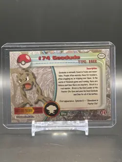 Geodude #74 Topps Green Logo Pokemon Card - Image 2