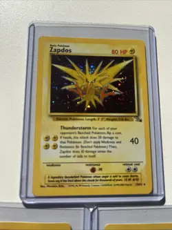 Articuno Zapdos Moltres Pokemon Trading Cards Base Fossil Set Combo TCG Raw - Image 4