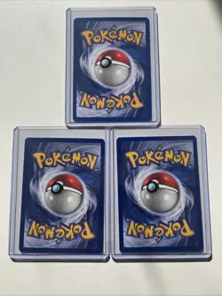 Articuno Zapdos Moltres Pokemon Trading Cards Base Fossil Set Combo TCG Raw - Image 5