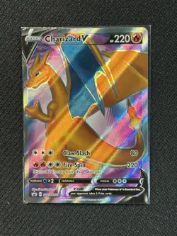 Sealed Charizard V SWSH050 Champion’s Path Promo Holo Pokemon Card - Image 1