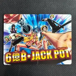 S0890 Straw Hat Crew Jack Pot One Piece Memorial Log Cards Nico Robin Zoro Luffy - Image 1