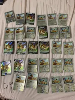 pokemon cards Eevee lots 29 s.Chinese Eevee J31 - Image 2