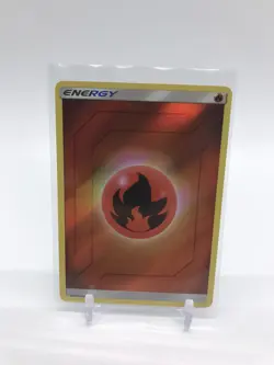 Fire Energy Reverse Holo Foil 2019 Hidden Fates Pokemon Card TCG Near Mint/Mint - Image 1