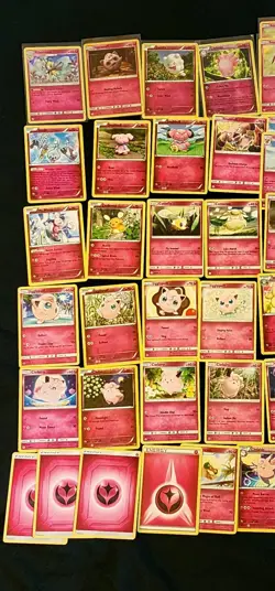 Pokemon Pink Fairy Cards Lot, Not In Print Anymore, Holos - Image 2