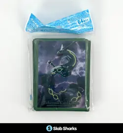 POKEMON CENTER JAPANESE RAYQUAZA 64 CARD SLEEVES SEALED - Image 1