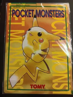 Vintage Pokemon - Tomy Pikachu Jumbo Card Pencil Board Pocket Monsters C7 - Image 4