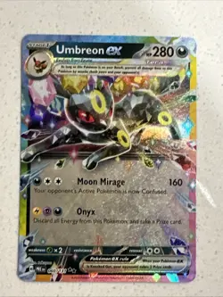 Pokemon Umbreon ex 060/131 Prismatic Evolutions Stamped Surprise Box Promo Card - Image 1