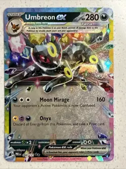 Pokemon Umbreon ex 060/131 Prismatic Evolutions Stamped Surprise Box Promo Card - Image 2