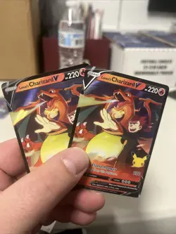 Lances Charizard v SWSH133 Promo Rare Pokemon Card Normal Sized LOT 2X NM - Image 1