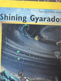 Pokemon TCG Shining Gyarados Holo Card Neo Revelation 65/64 Has A Nice SWIRL 🔥 - Image 2