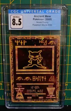 Pokemon Card CGC NM/Mint 8.5 Ancient Mew Movie Promo Holo WOTC 2000 - Image 1