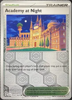 Academy at Night 054/064 Sv: Shrouded Fable Reverse Holo - Pokemon Card - Image 1