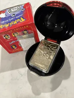 Pokemon Poliwhirl 23K gold plated trading card from 1999, part of BK Series - Image 5