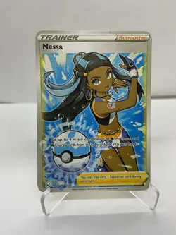 Nessa Gold Metal Pokemon Card-Collectible Gift Display！Christmas - Image 2