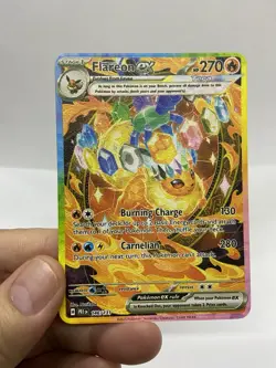Flareon EX Gold Metal Pokemon Card-Collectible Gift Display！Christmas - Image 5