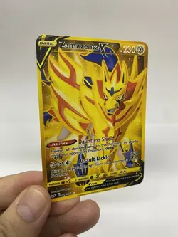 Zamazenta V Gold Metal Pokemon Card-Collectible Gift Display！Christmas - Image 4
