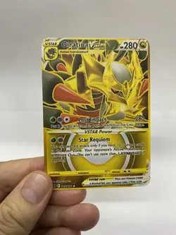 Giratina V Gold Metal Pokemon Card-Collectible Gift Display！Christmas - Image 2