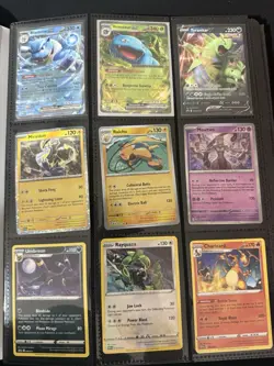 360 Holos & Reverse Holos Pokemon Card Lot Collection + Pikachu Ultra Pro Binder - Image 2