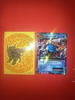 Pokemon TCG XY Evolutions Mega Blastoise EX 22/108 Ultra Rare Holographic Card - Image 4