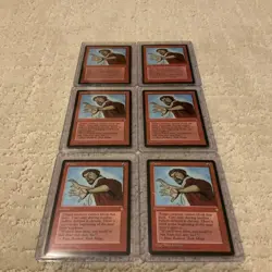 Lot of (6) 1995 Panic Ice Age 1995 Magic The Gathering MTG RARE - Image 1